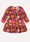 Kyly - Vestido Infantil Menina Flores Vermelho - variação: Vermelho