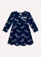 Milon - Vestido Infantil Menina Laços Azul - variação: Azul