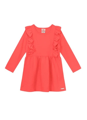 Brandili - Vestido Infantil Menina Laranja - BRANDILI