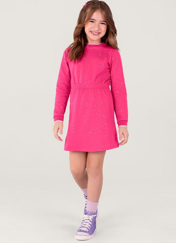Brandili - Vestido Infantil Menina Rosa