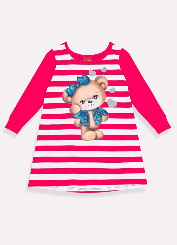Kyly - Vestido Infantil Menina Rosa