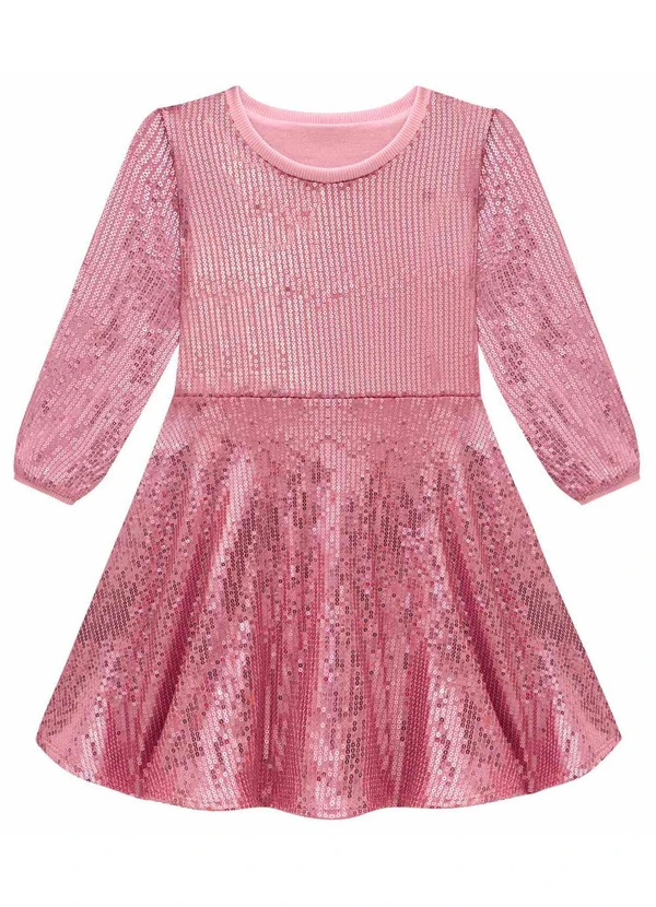 Milon - Vestido Infantil Menina Rosa 2