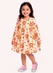 Kyly - Vestido Infantil Menina Ursinho Rosa - variação: Bege