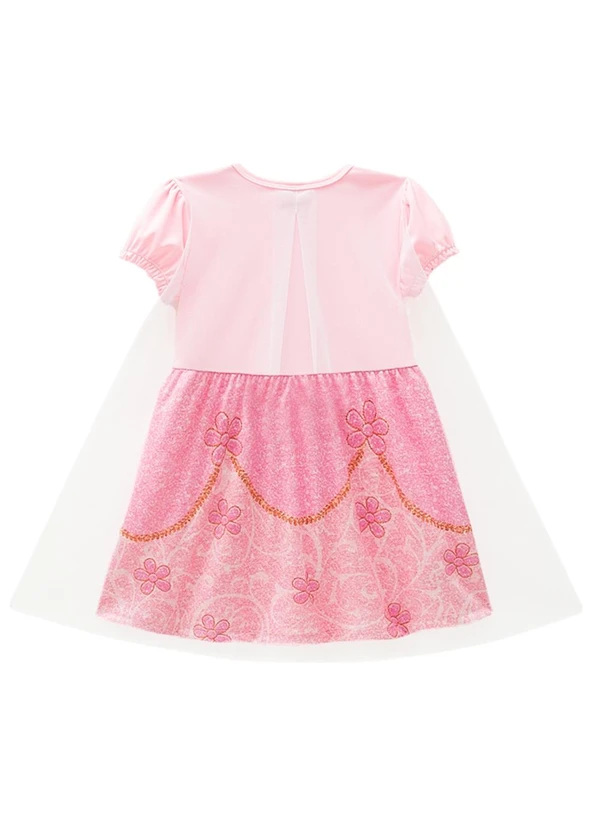 Marlan - Vestido Infantil Princesa em New Tech Rosa 3