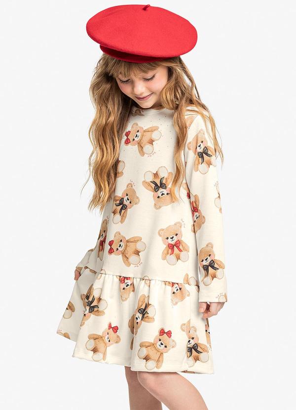 Trick Nick - Vestido Infantil Bege