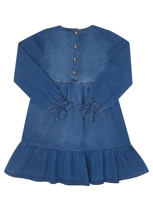 Pulla Bulla - Vestido Jeans Leve com Elastano Azul 3
