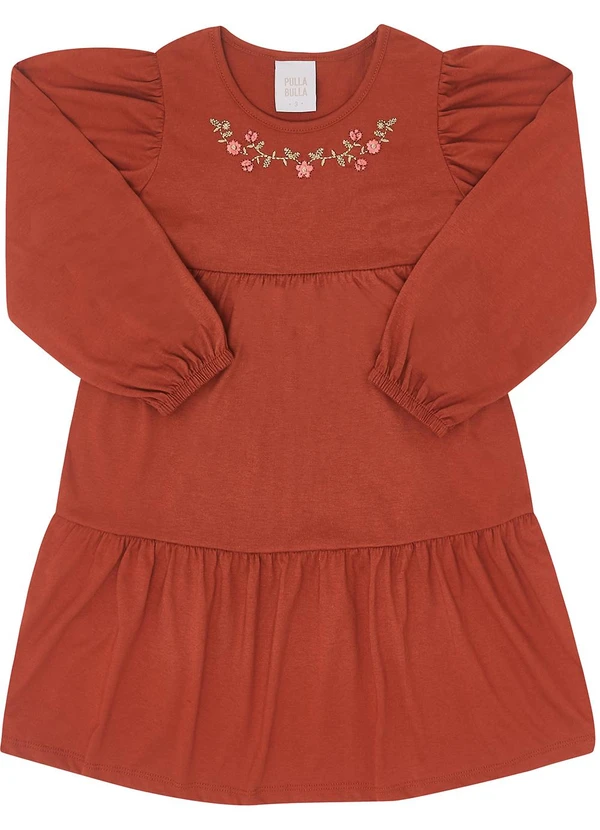 Pulla Bulla - Vestido Malha Waffle Vermelho 3