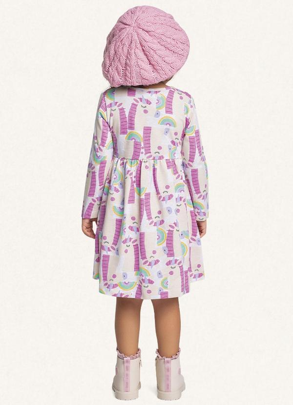 Fakini Kids - Vestido Manga Longa Branco 2