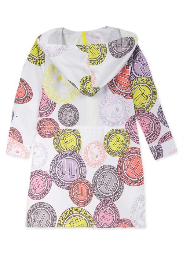 Lilica Ripilica - Vestido Manga Longa com Capuz Branco 4