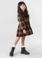Brandili Mundi - Vestido Manga Longa Estampado Infantil Marrom - variação: Marrom