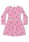 Bee Loop - Vestido Manga Longa Infantil Laranja - variação: Rosa