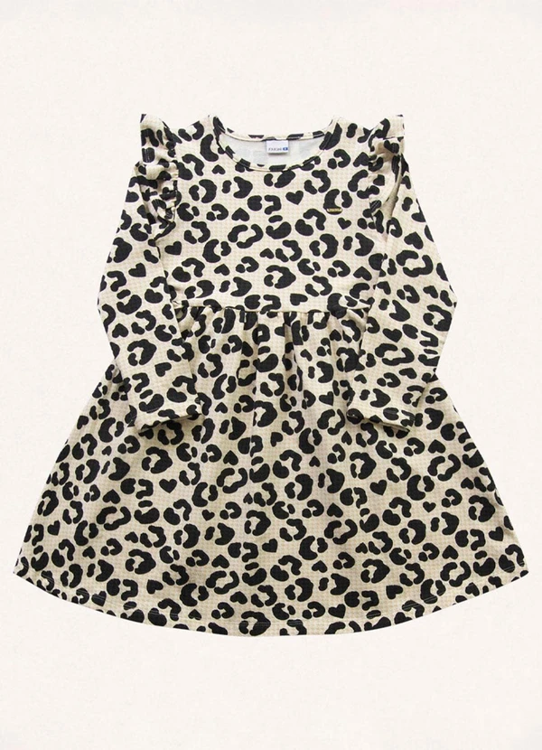 Fakini Kids - Vestido Manga Longa Preto 5