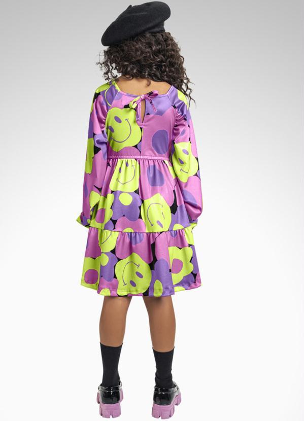 Playground - Vestido Manga Longa Roxo 2