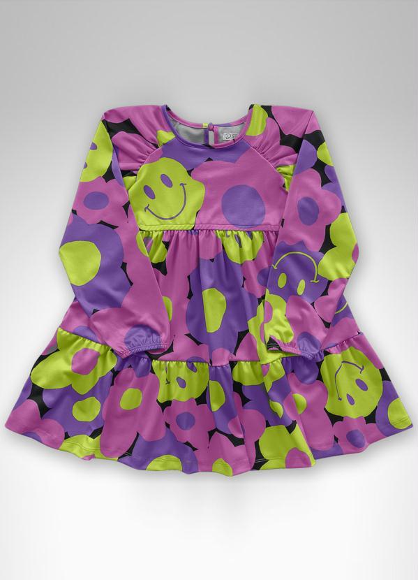 Playground - Vestido Manga Longa Roxo 3