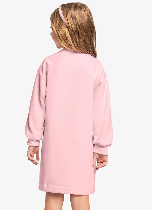 Trick Nick - Vestido Manga Longa Trick Nick Rosa 2