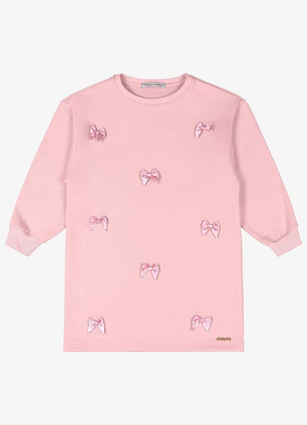 Trick Nick - Vestido Manga Longa Trick Nick Rosa 5