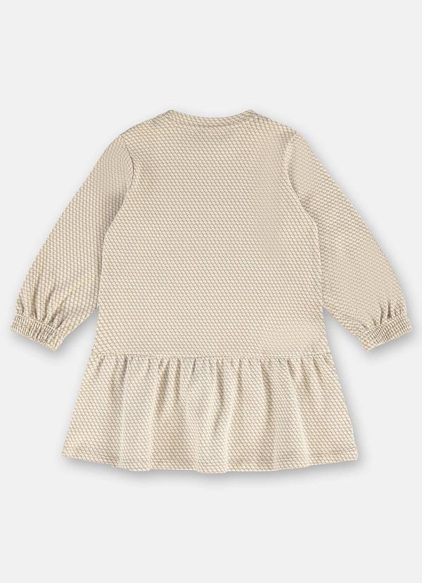 Up Baby - Vestido Manga Longa Xadrez Marrom 3