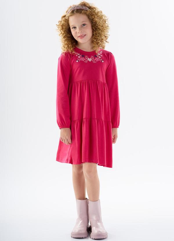 Pulla Bulla - Vestido Meia Malha Rosa