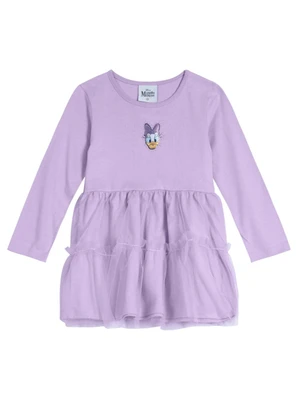 Brandili - Vestido Minnie Infantil Menina Lilás - BRANDILI