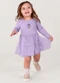 Brandili - Vestido Minnie Infantil Menina Rosa - variação: Lilás