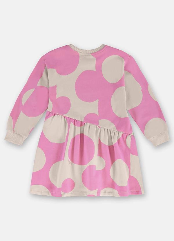 Up Baby - Vestido Molecotton Manga Longa Rosa 3