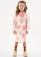 Up Baby - Vestido Mullet Manga Longa Infantil Rosa - variação: Rosa