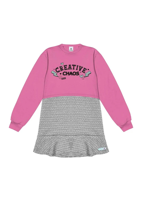 Abrange - Vestido Rosa