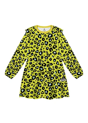 Abrange - Vestido Total Print Amarelo - ABRANGE