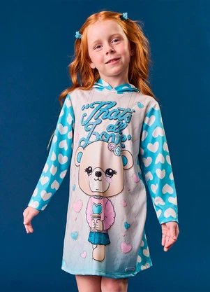 Abrange - Vestido Ursinho Azul - ABRANGE