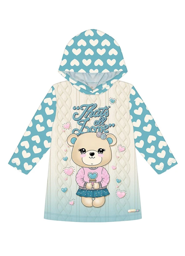 Abrange - Vestido Ursinho Azul 2