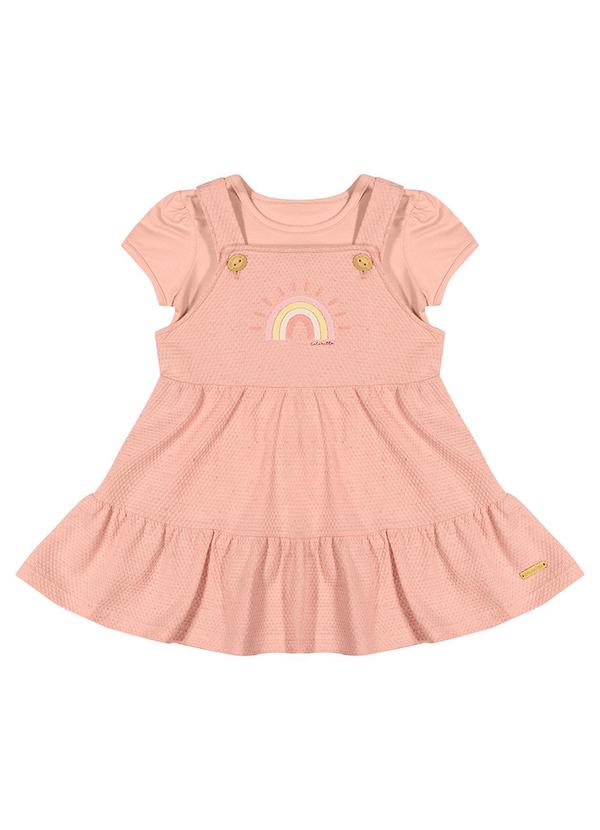 Colorittá - Conjunto Bebê Menina Arco-Íris Colorittá Rosa
