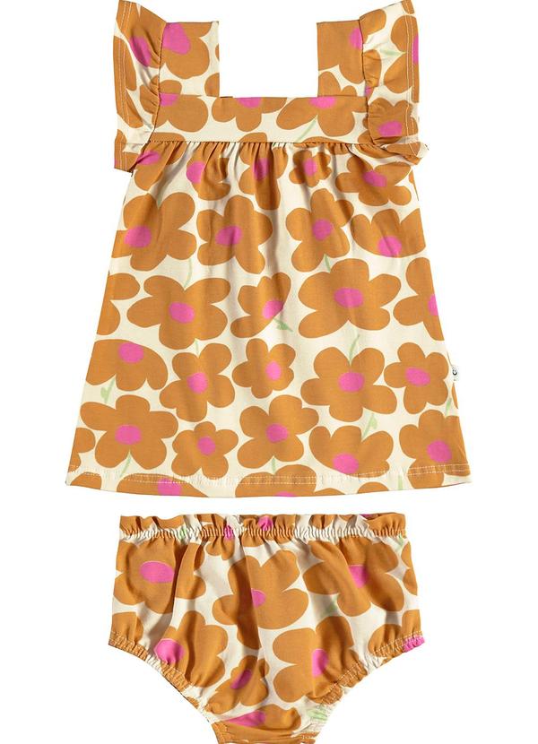 Malwee Kids - Conjunto Floral em Cotton Laranja 2