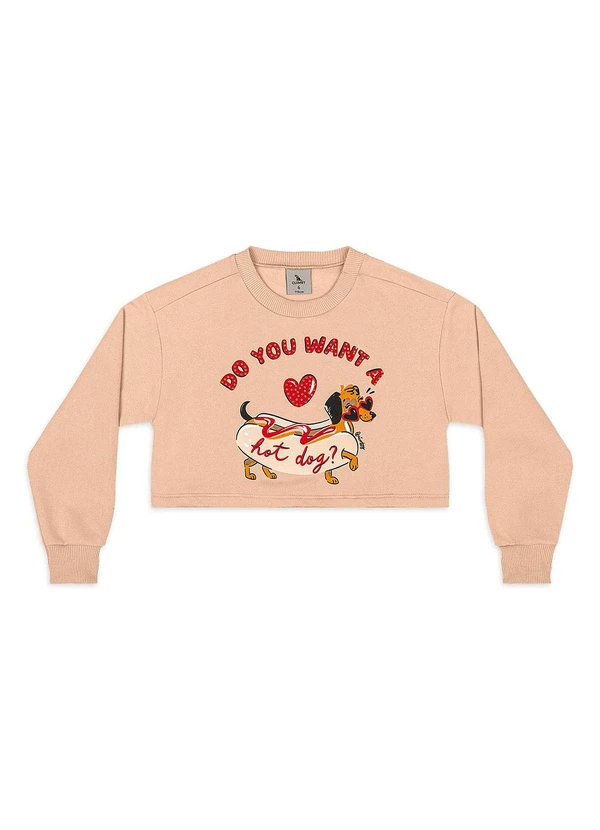 Quimby - Conjunto Hot Dog Blusão e Vestido Marrom 4