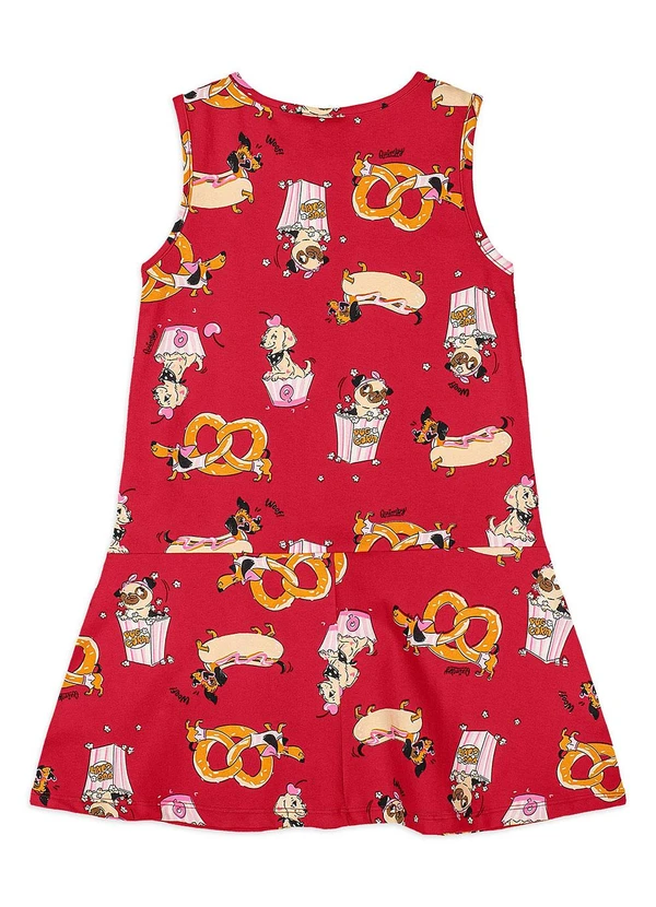 Quimby - Conjunto Hot Dog Blusão e Vestido Marrom 7