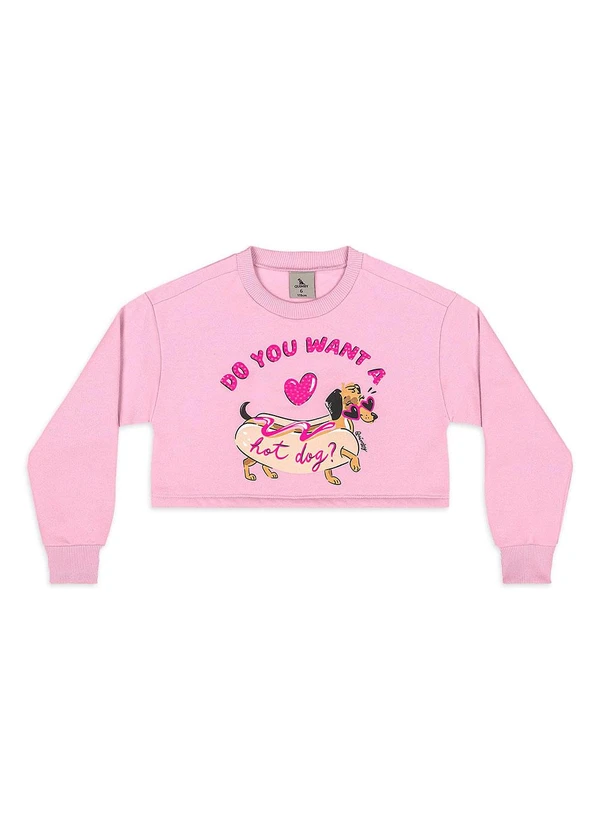 Quimby - Conjunto Hot Dog Blusão e Vestido Rosa 3