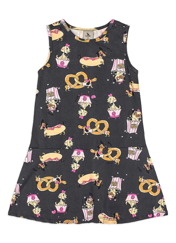 Quimby - Conjunto Hot Dog Blusão e Vestido Rosa 5