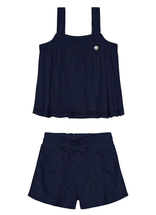 Trick Nick - Conjunto Infantil Blusa e Shorts Azul