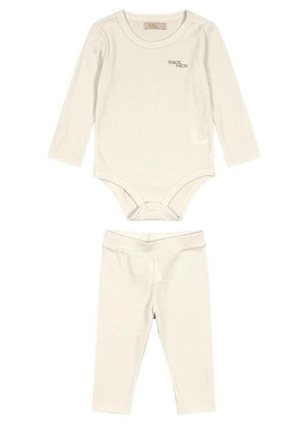 Trick Nick - Conjunto Infantil Menina Body Bege
