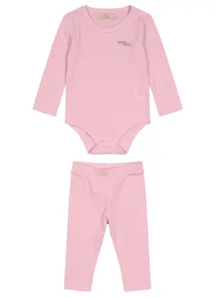 Trick Nick - Conjunto Infantil Menina Body Rosa - TRICK NICK