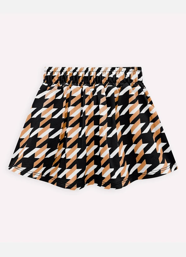 Milon - Conjunto Infantil Menina Estampa Preto 4