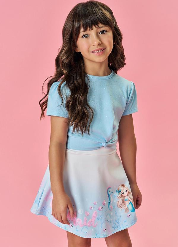 Cinti - Conjunto Menina Sereia Azul