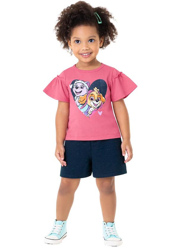 Malwee Kids - Conjunto Rosa Patrulha Canina® Menina