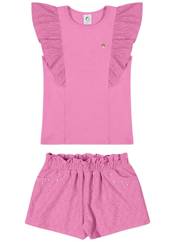 Alenice - Conjunto Shine Little Star Menina Rosa 2
