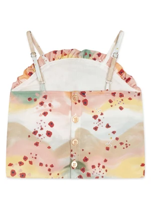 Lilica Ripilica - Regata Aquarela Infantil Feminina Laranja - LILICA RIPILICA