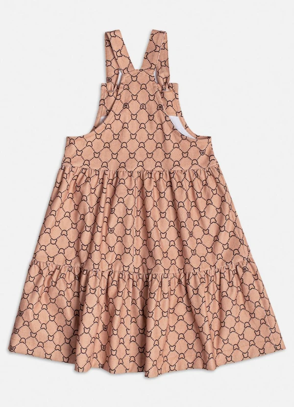 Momi - Salopete Bege com Monograma Bege 4