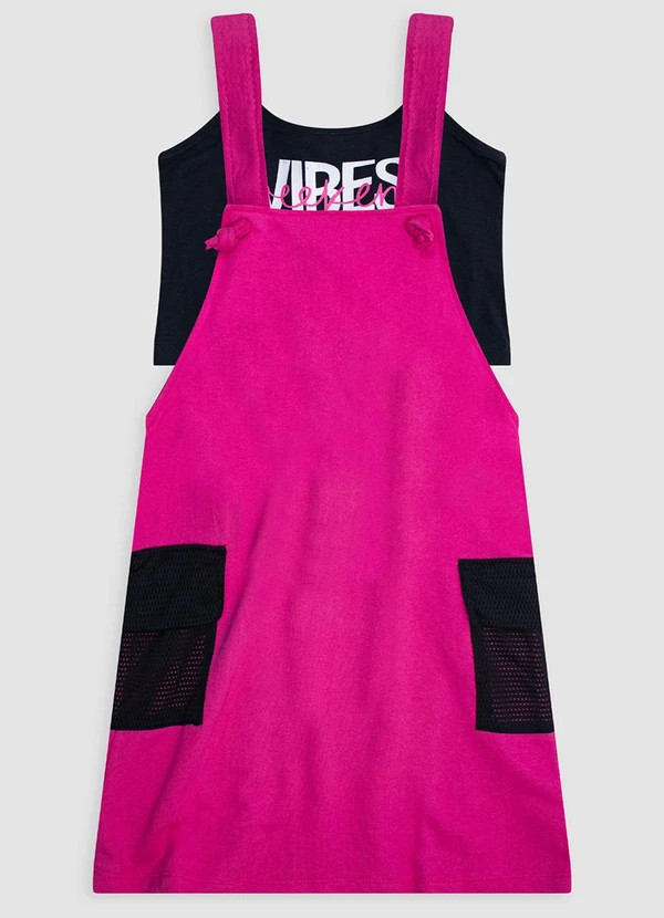 Turminha - Salopete Rosa