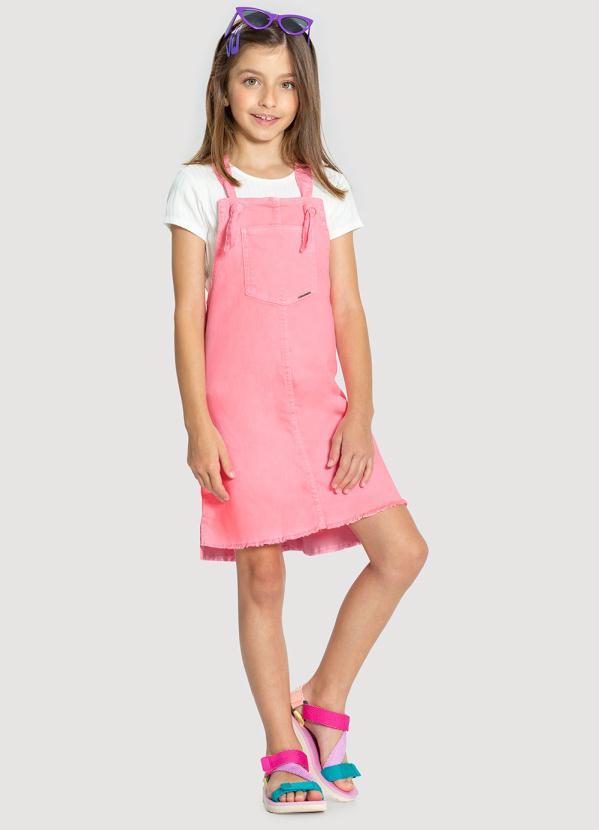 Alakazoo - Salopete Sarja com Elastano Rosa