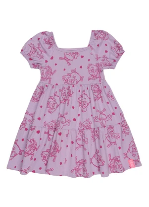 Vestido 3 Marias Galinha Pintadinha (Roxo) - GALINHA PINTADINHA