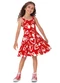 Malwee Kids - Vestido Acinturado Corações Vermelho - variação: Vermelho