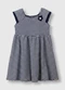 Carinhoso - Vestido Acinturado em Tricot Azul Marinho - variação: Azul Marinho